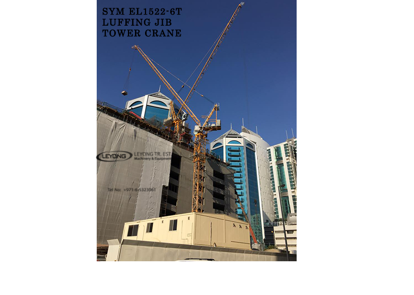 SYM EL15-22 6T LUFFING Tower Crane